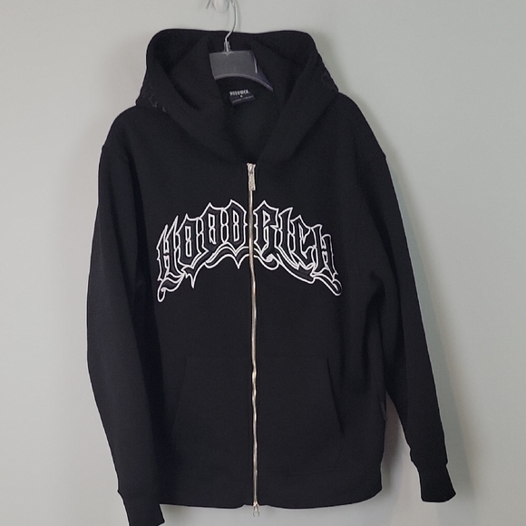 HOODRICH Product of the Streets black hoodie jacket Small